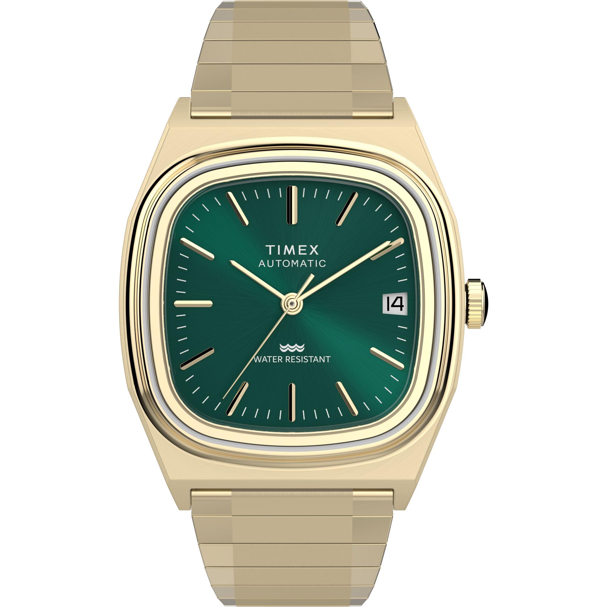 Rectangle 34mm Green Dial Mechanical Automatic Men Watch - TW2Y67700IK-image-38
