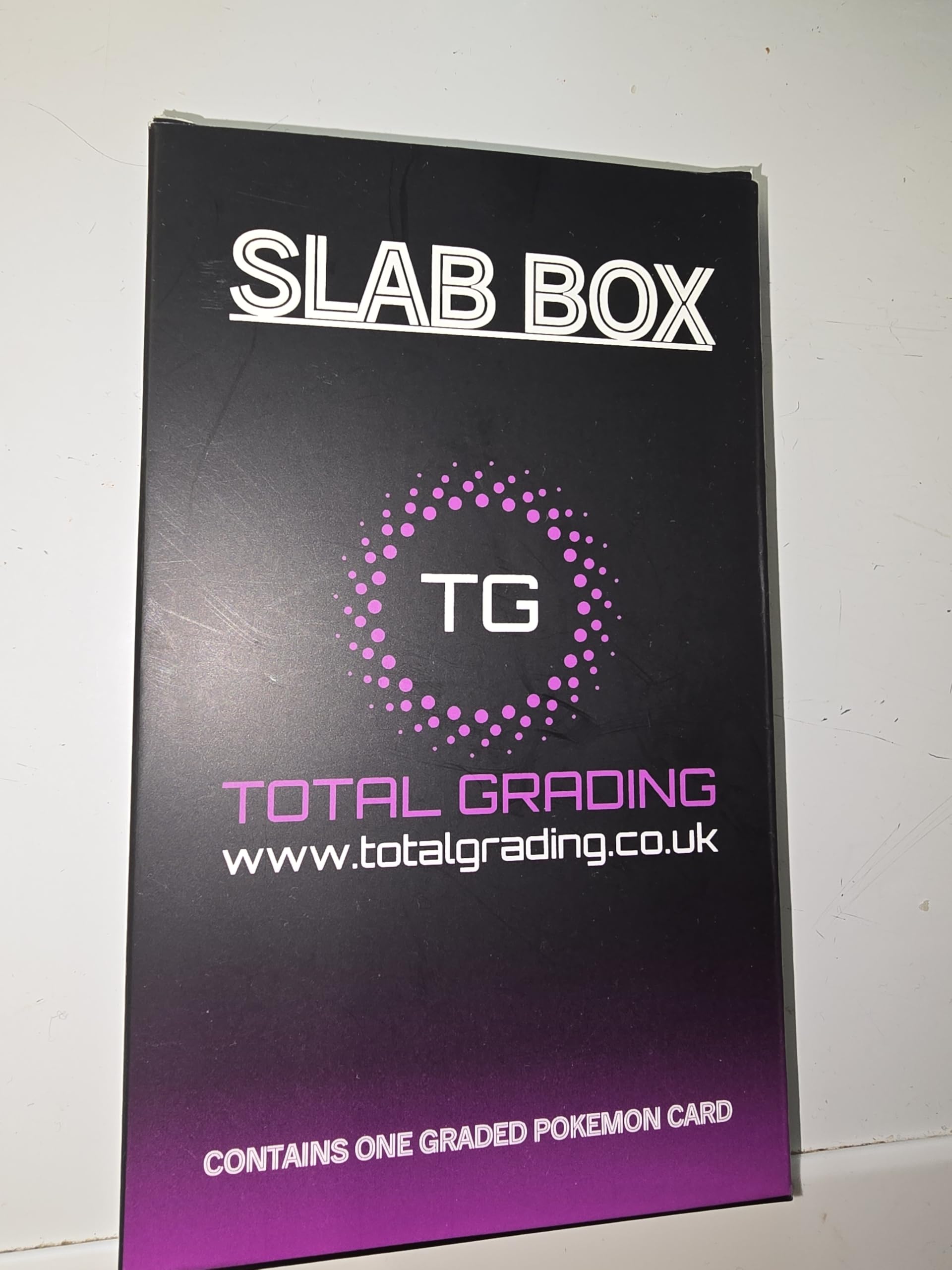 Slab Box Total Grading TCG Mystery Pack, 1x Graded Pkm Card, Official Sealed UK Packaging