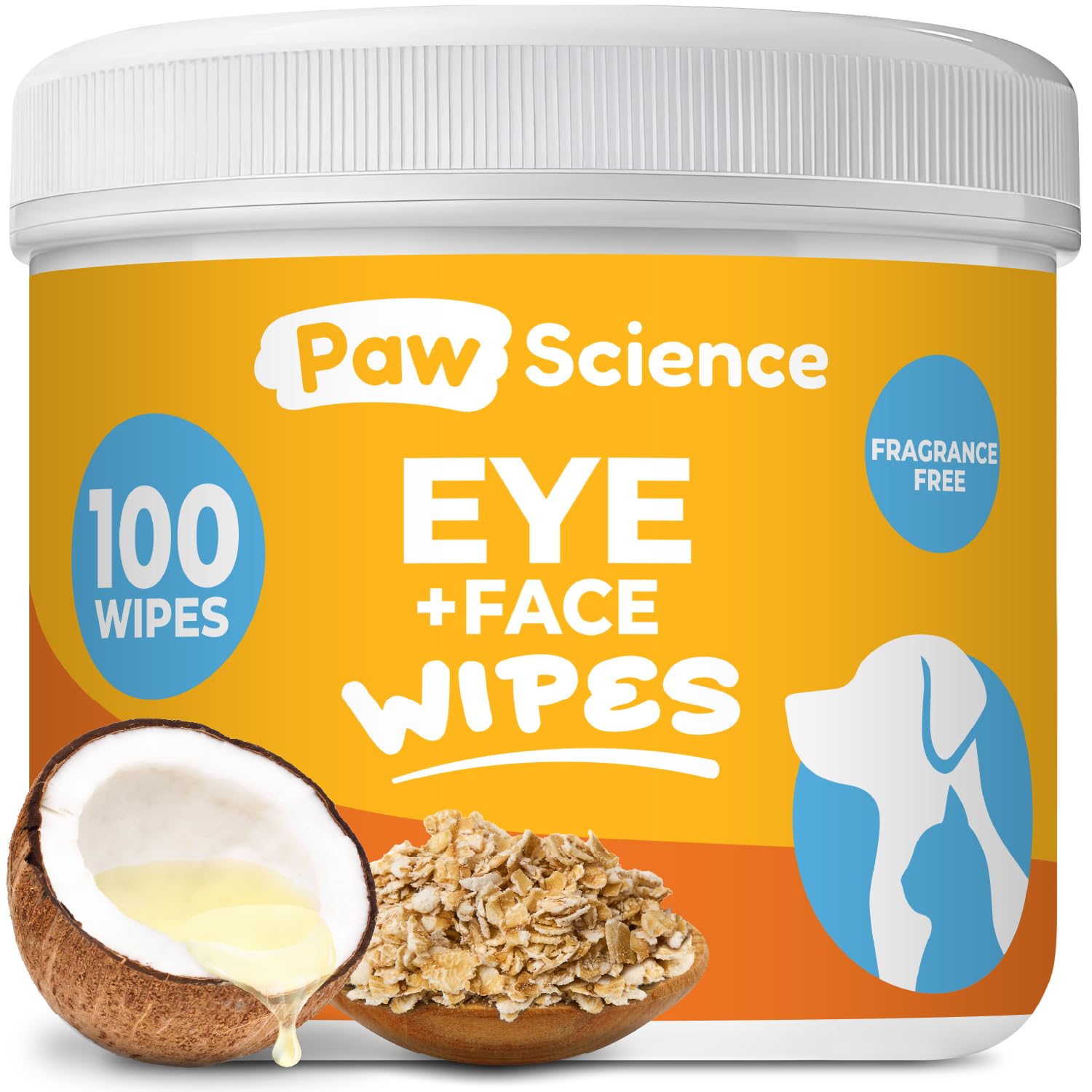 Paw Science Eye Wipes 100ct