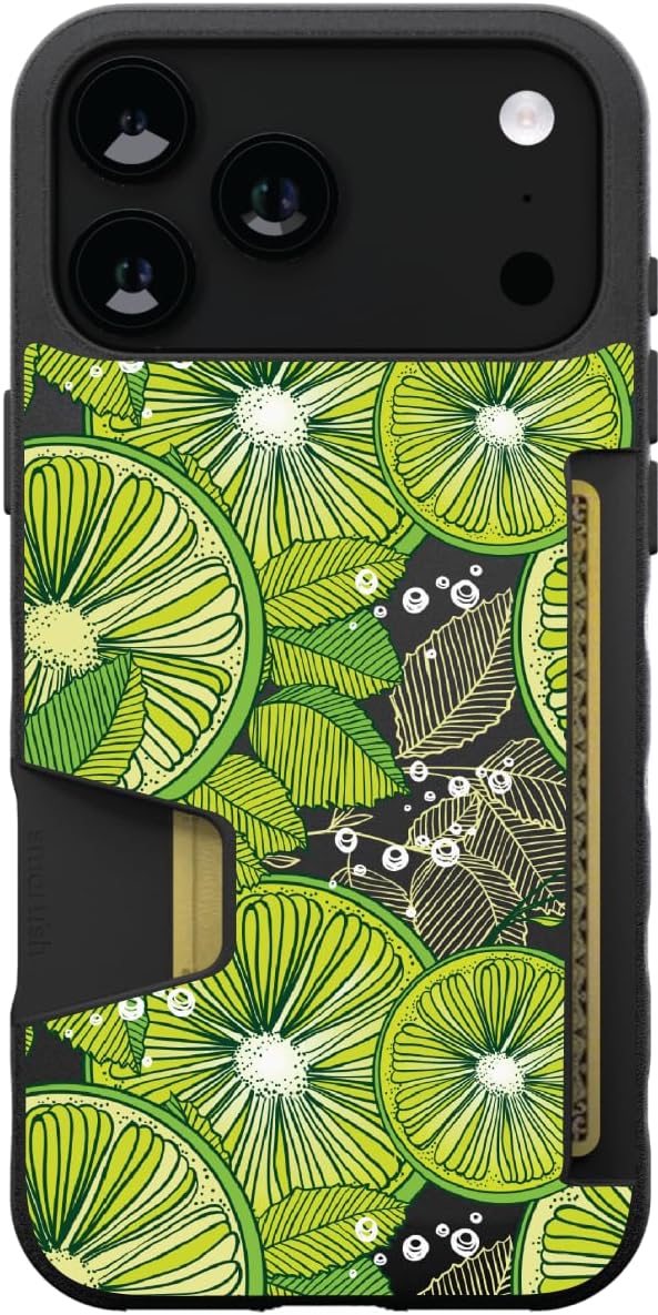 Smartish - Lime Time - iPhone 17 Pro Max Wallet Case - Wallet Slayer Vol. 1 [Slim + Protective] Credit Card Holder - Fits iPhone 17 Pro Max