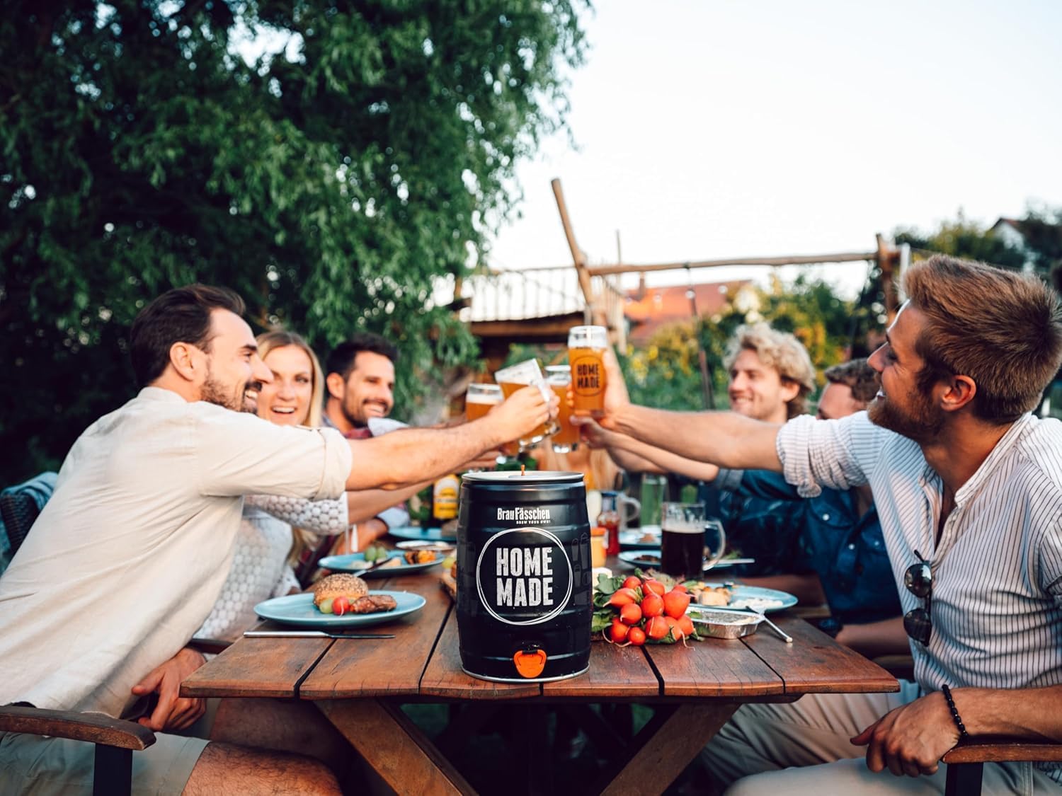 Braufässchen |Bierbrauset zum selber brauen | Pils im 5 liter Fass | In 7 Tagen fertig | Geschenk für Männer, Freund oder Vater | Biergeschenk