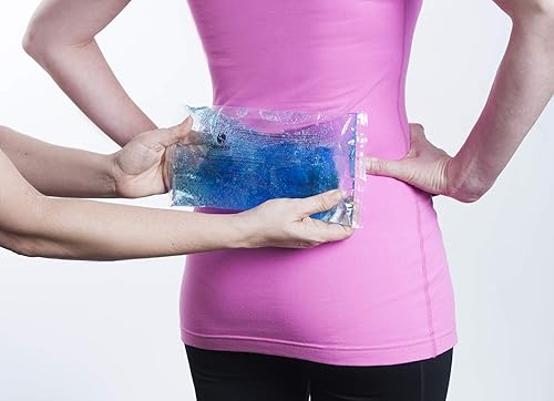 Miniatura 6 de Paquetes de gel reutilizables para frío y calor, patentada, de larga duración, para dolor, lesiones y enfriadores (paquete de 1)