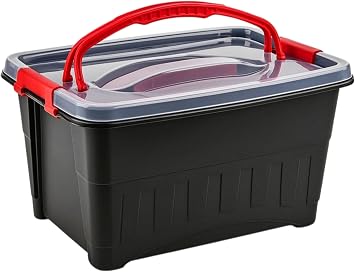 BH | Plastic Tool Box | 15 Litres | Durable Carry Handle | DIY | Compartment | Multi Purpose | Perfect for Small Tools, Screws, Accessories, For Engineers, Workshops and Tool Storage - by Best House