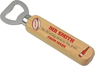 Beecreative Funny Rugby Coach Gifts - Wooden Bottle Opener For Rugby Coach - Gift From Rugby Team - End Of Season Present - Rugby Teacher