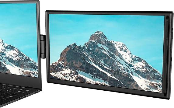 Laptop Monitor Extender - Slim Full HD IPS Computer Accessories - Portable Laptop Screen Extension - for Travel, Home Office and Small Business |