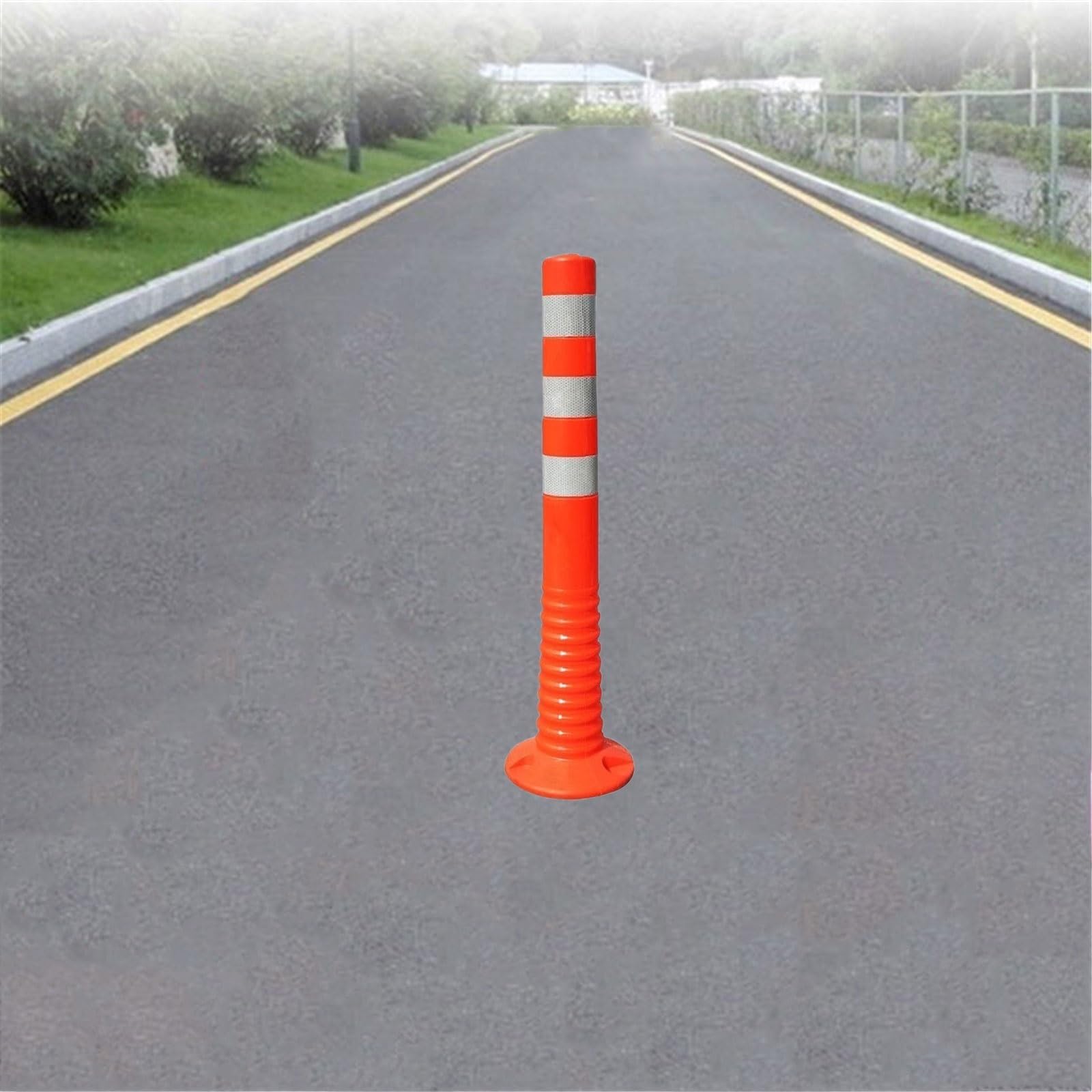 Conos de tráfico TPU con collares reflectantes for prácticas conducción en obras (paquete 5) Cono de seguridad