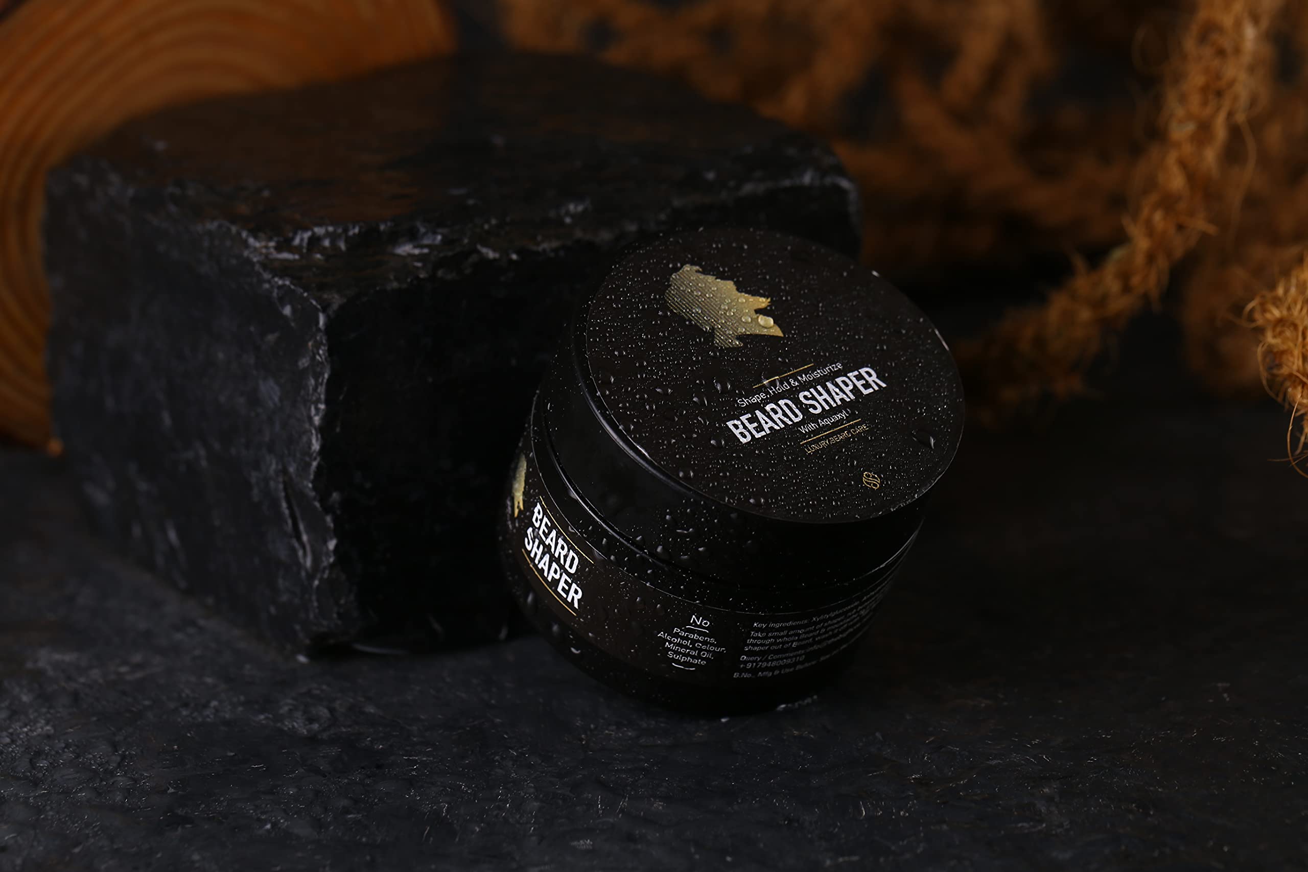 The Big Fivve Beard Shaper & Styler | Natural Beard Cream |Long Lasting Strong Hold Styling | Moisturized & Nourished | Matte Finish |With Aquaxyl