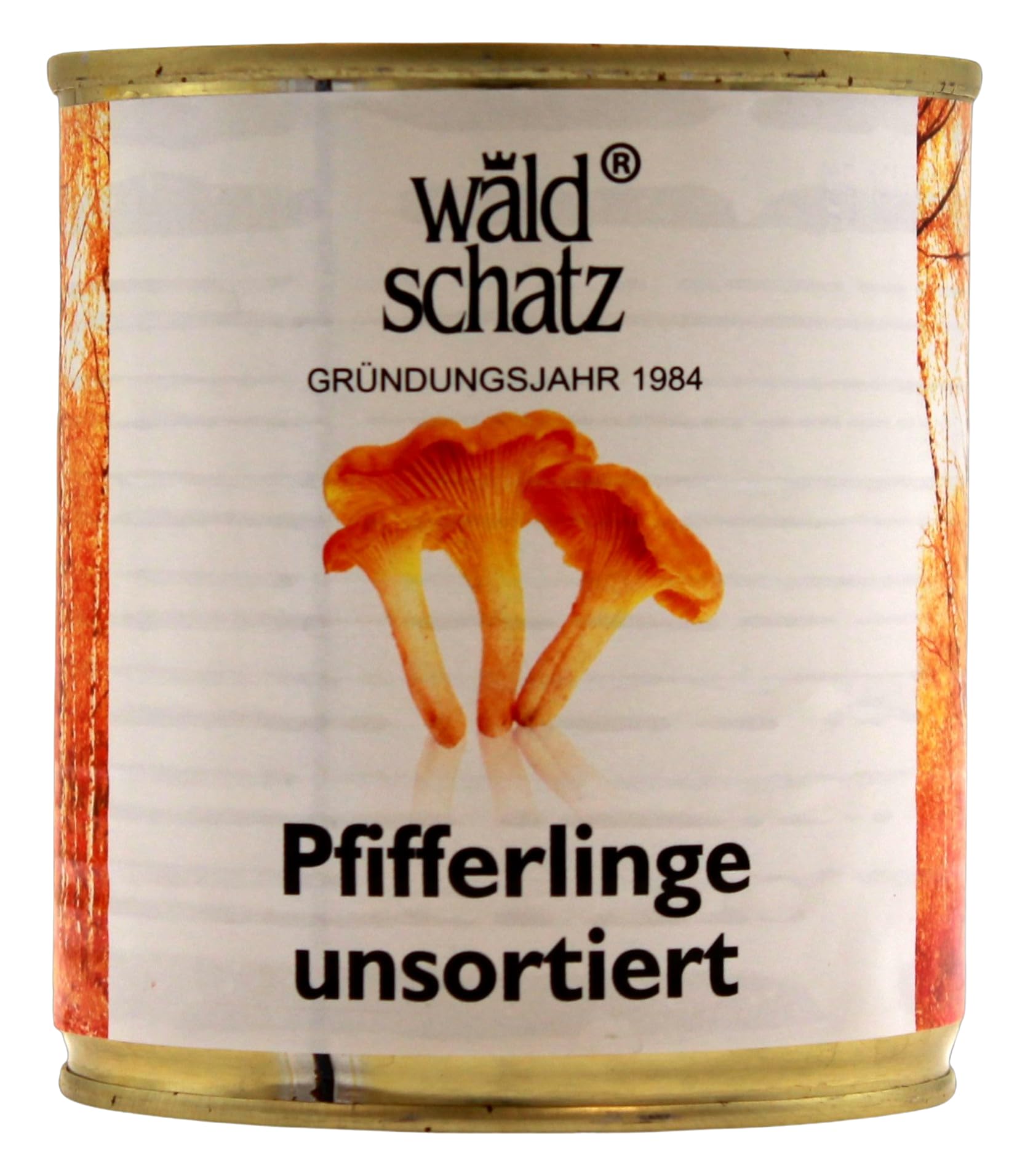 Wald Schatz Pfifferlinge unsortiert, 12er Pack (12 x 165g)