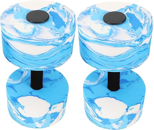 Miniatura 1 de Parliky 2pcs dumbbel fitness water aerobics equipment aerobic sports eva dumbbell set weights for pool swim pull buoy yoga fitness equipment buoy