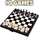 Gamie Magnetic Board Travel Games for Kids, Includes 12 Retro Fun Games - 5" Compact Design, Individually Boxed Travel Essentials for Kids Road Trip/Airplane/Camping, Stocking Stuffers for All Ages