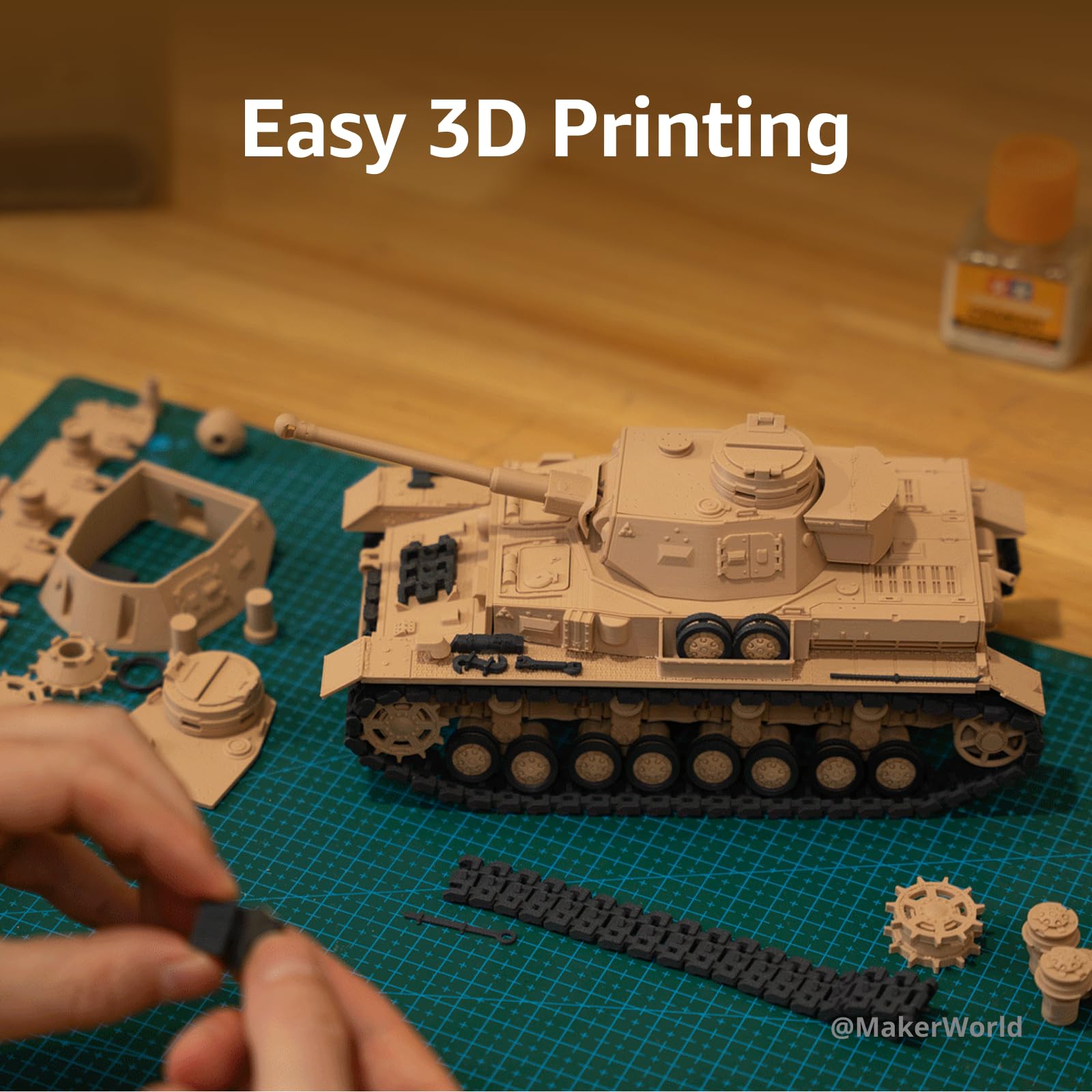 Bambu Lab A1 mini 3D Printer + LED Lamp Kit -3