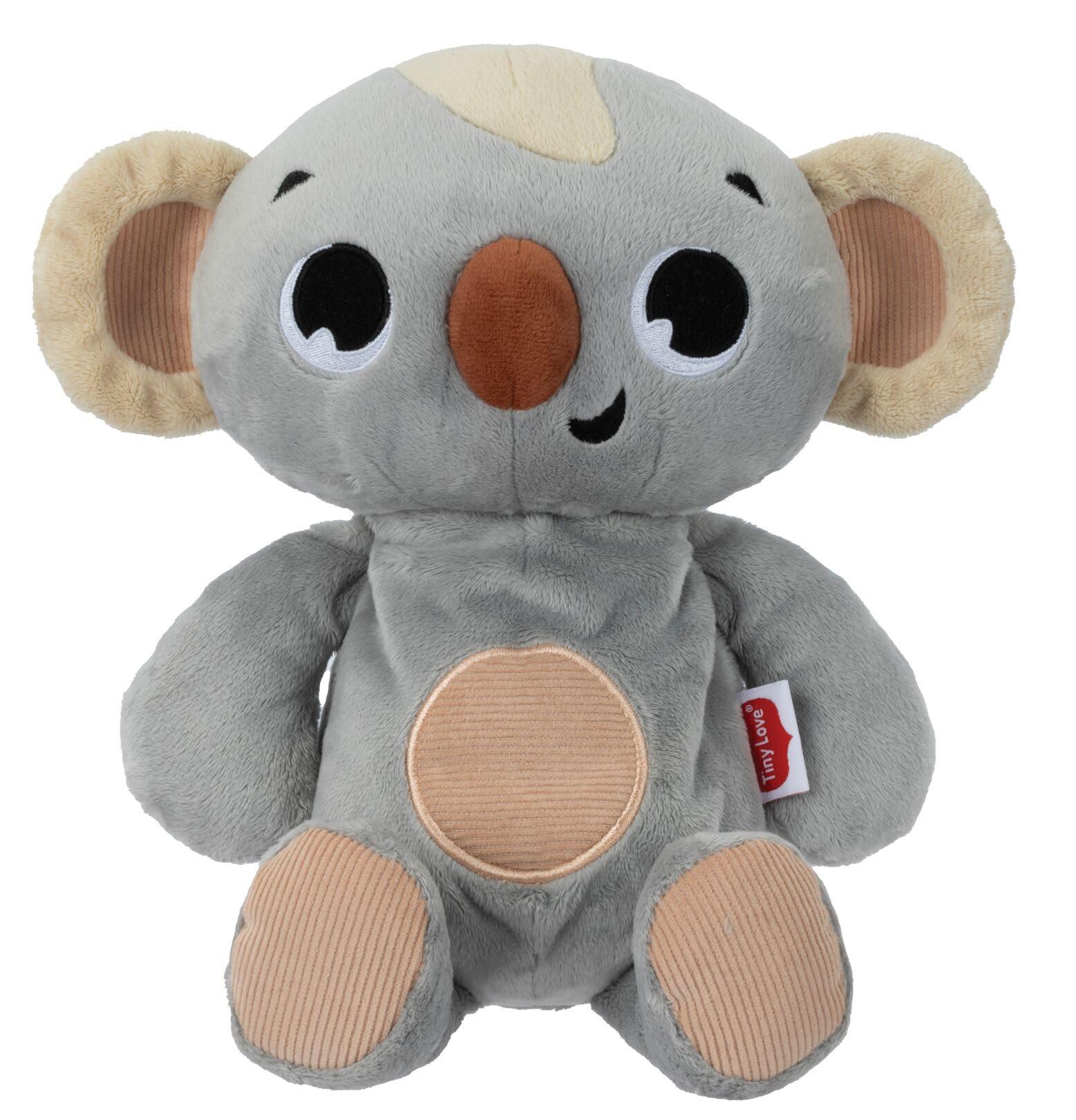 Tiny Love Koala Peluche Che Respira, Peluche Neonato, 0+ Mesi, Giocattolo con Movimento Calmante, Musica, Rumori Bianchi e Luci, Lavabile in Lavatrice, Ricarica USB-C, Collezione Boho Chic