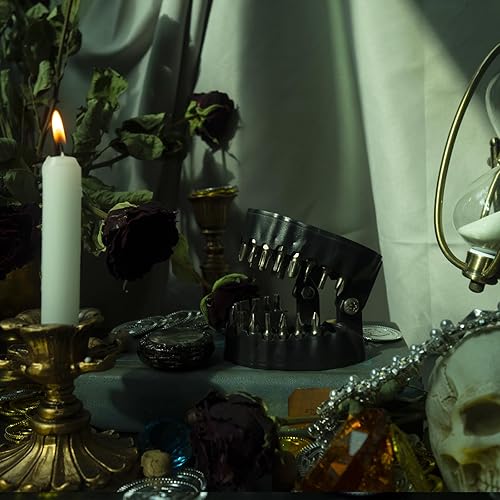 Vista 5 de Magoog Soporte para broca de prótesis dental, Magoog regalo divertido para dentista, decoración de escritorio de escultura 3D, destornillador Negro