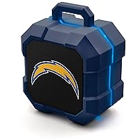 Vista 31 de SOAR NFL Shockbox - Altavoz Bluetooth inalámbrico LED, resistente al agua, IPX4, 5.0 Bluetooth con más de 5 horas de tiempo de reproducción, pequeño