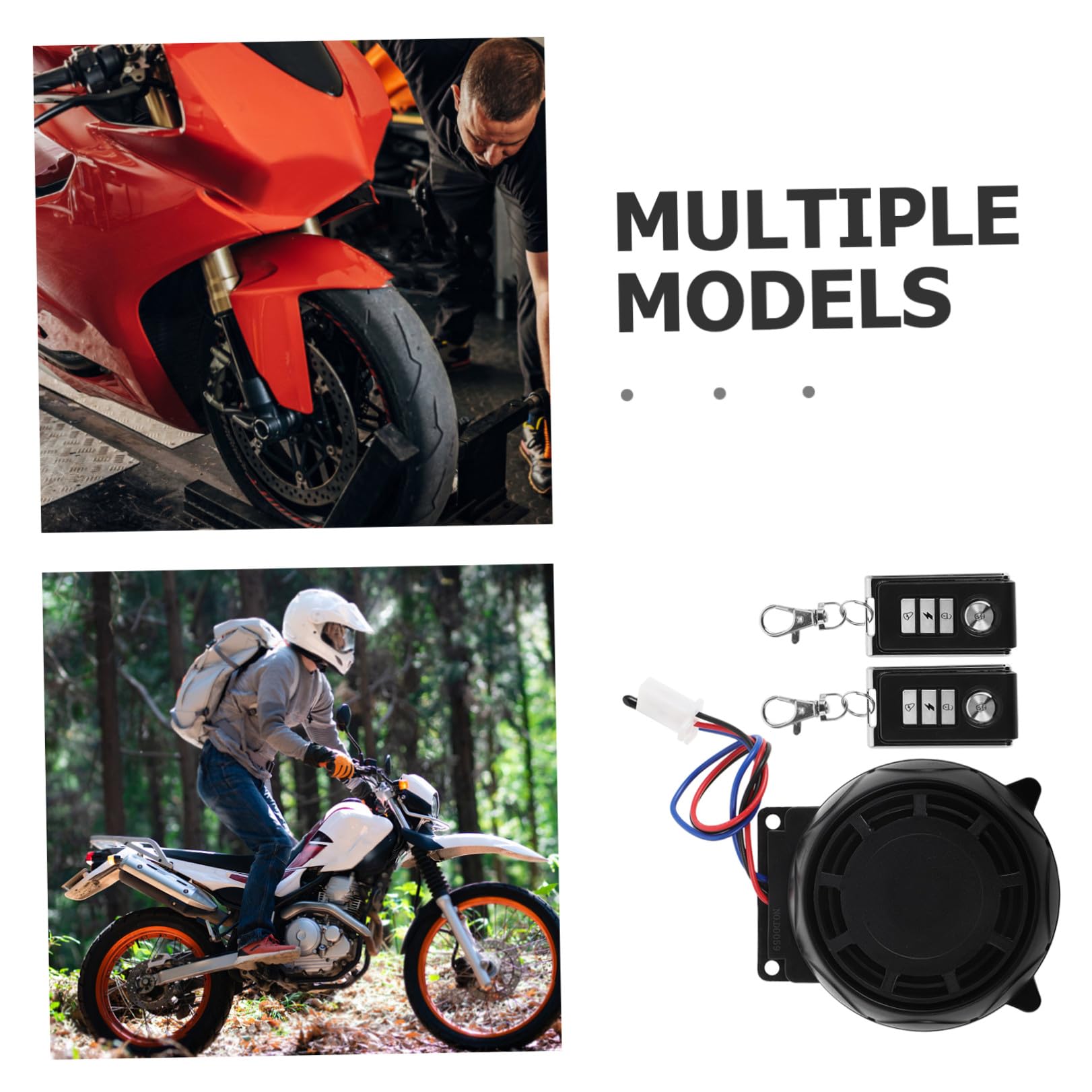Allarme Antifurto Moto con Telecomando, Abs, Disco Metal | Funzione Accensione a Distanza, Protezione Completa, per Fuoristrada ed E-bike, Uso Urbano e Parcheggio Coperto
