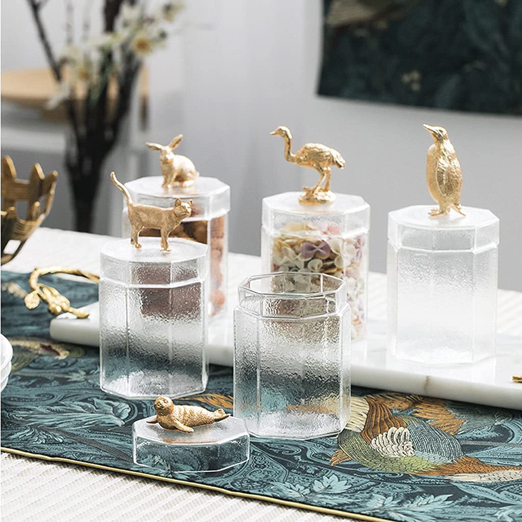 Amazon｜ゴールデンアニマルリッド付きハンマーキッチンキャニスター