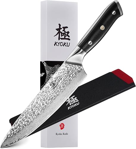 KYOKU Shogun 8-inch Japanese VG10 Damascus chef's knife