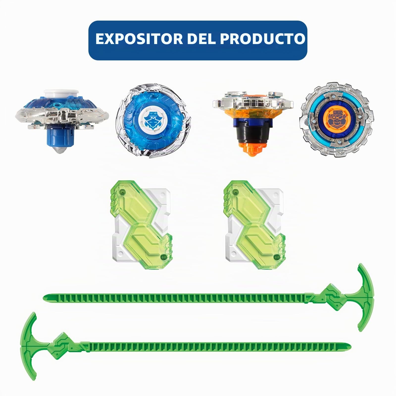 INFINITY NADO Spinning Tops para Niños de Juguete de Metal, Battle Tops Spinning Top Launcher Toy Boys, Infinity Nado Spinning Tops Boys 5+ Years, YW624602 Shadow Shark Delver Mecha Game