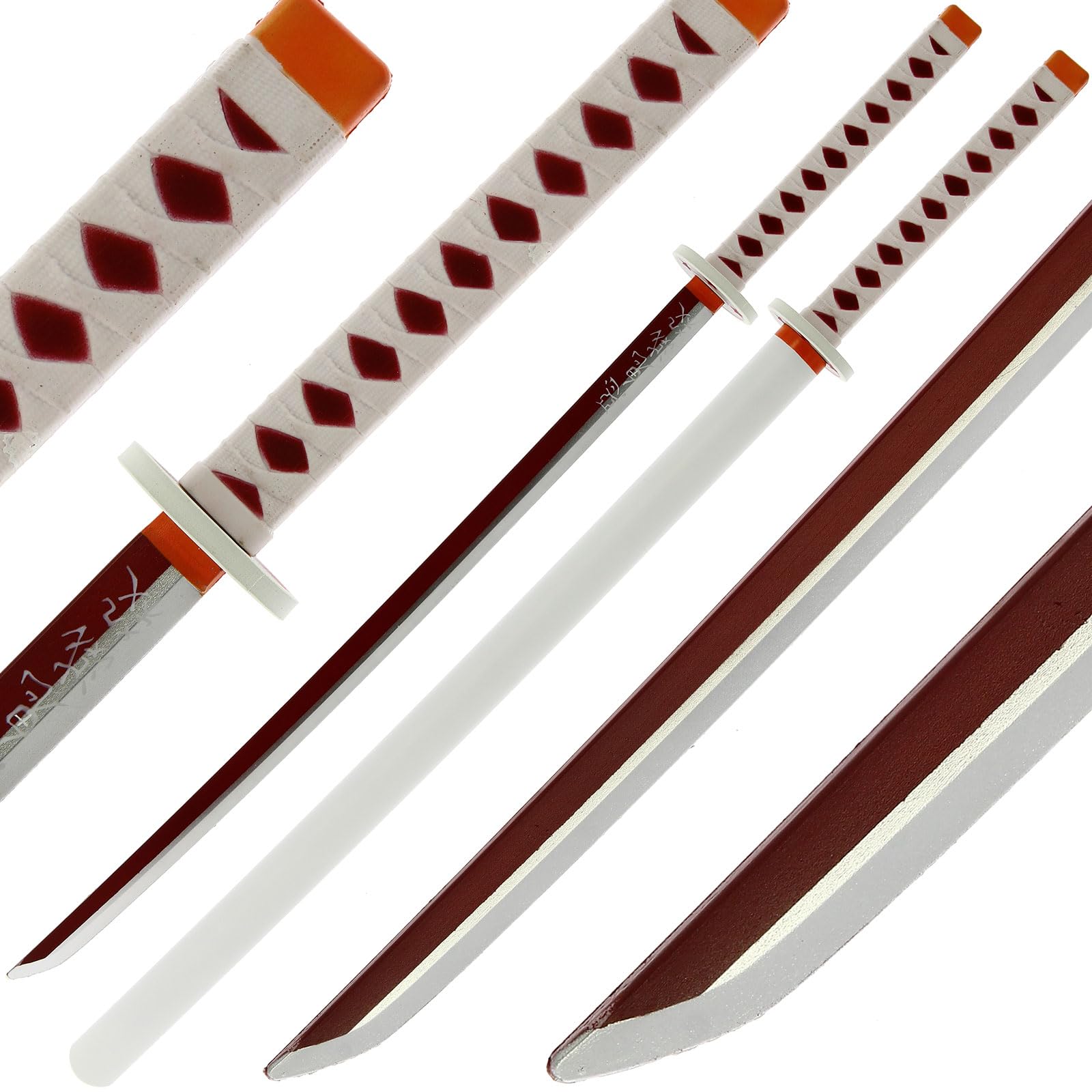 Anime Style Foam Sword Prop Cosplay Collection Show Replica Blunt Safe Toy Weapon 101.5cm Decoration & Roleplay (5. Kanaoo Tsuyiuri)