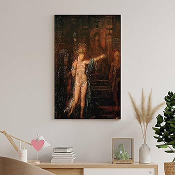 値下げ‼️ギュスターブモロー作　サロメ　複製画額入り60✖️78㎝ 値下げ‼️ギュスターブモロー作 サロメ 複製画額入り60✖️78