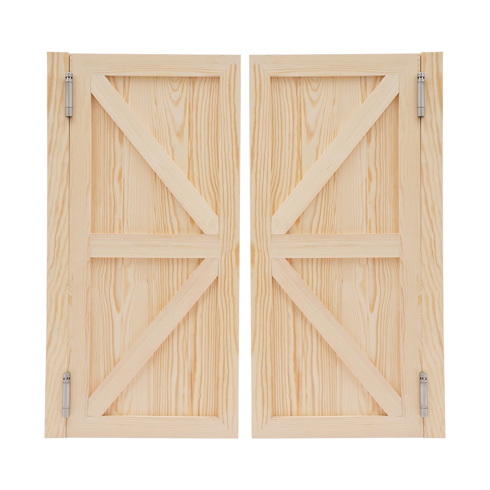 Porte Saloon Battante En Bois Massif, Double Vantail Pour Bar Maison