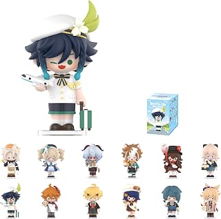 POP MART Genshin Impact Dress-Up Dreams Themed Chibi Series Figures, Genshin Impact Blind Box Figures, Random Design Action Figures Collectible Toys Home Decorations,Birthday Gifts, Single Box
