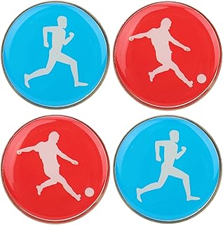 Referee Toss Coin, Referee Flip Coin Referee Judge Toss Coins Double Side Flip Coin Picking Side Gear Flipping Challenge Souvenir for Soccer Football Volleyball Table Tennis Training Match Adults