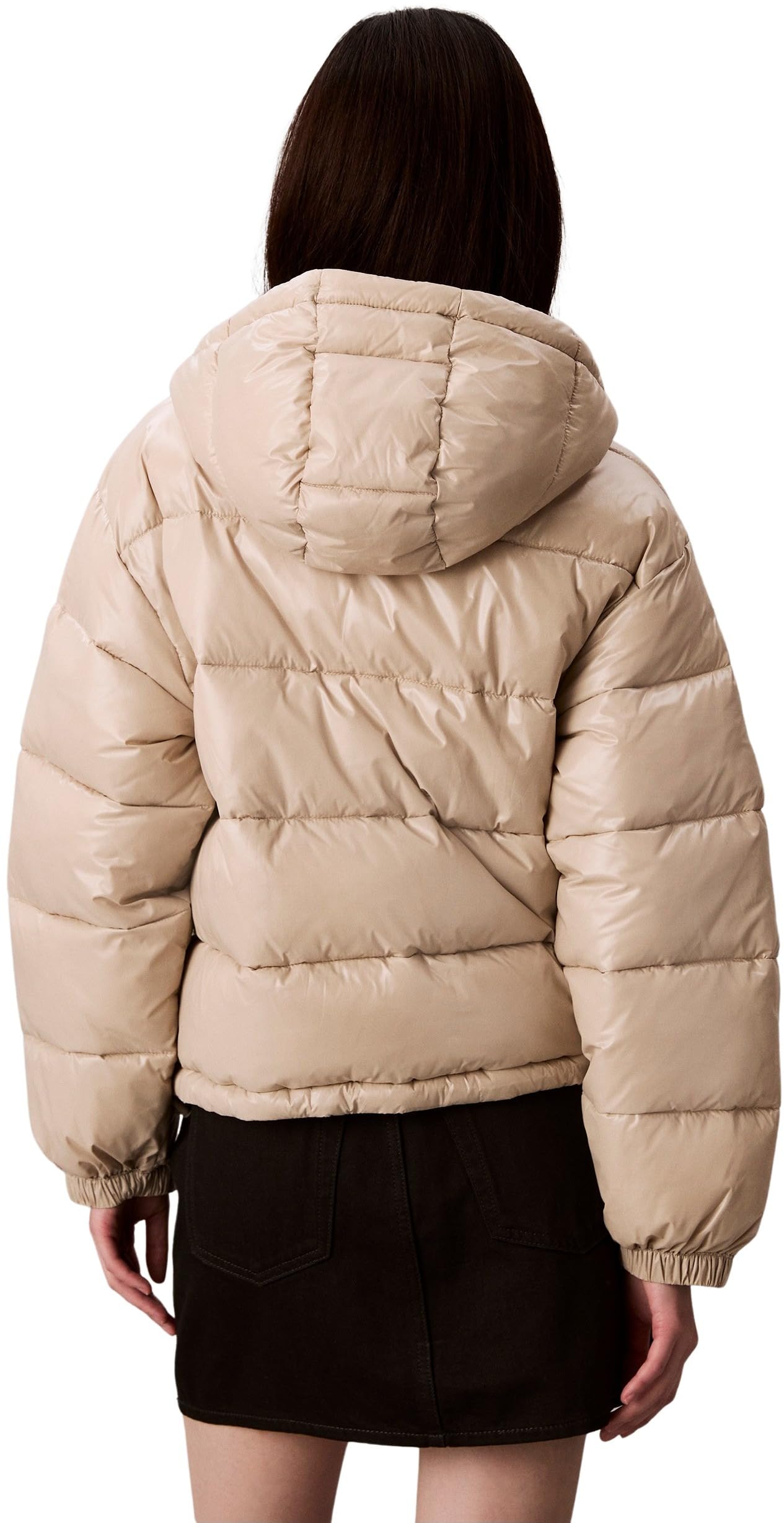 Calvin Klein Donna Piumino Shine con Cappuccio