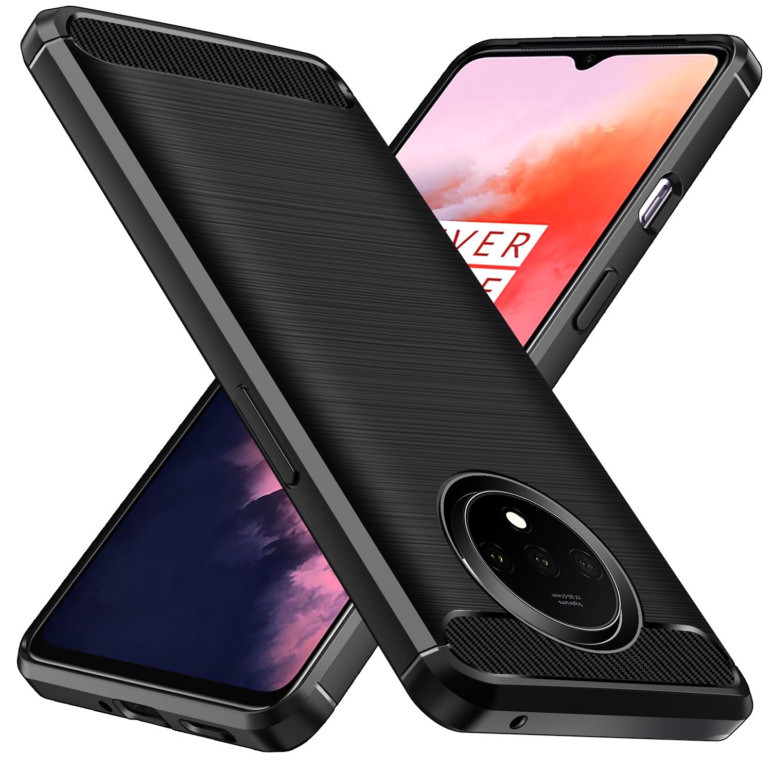 iVoler Cover per Oneplus 15, [Protezione Antiurto di Grado Militare] Custodia Sottile Morbida in Silicone TPU Anti-Impronte Anti-Graffio Protettiva Case, Nero