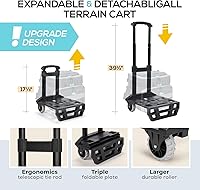 Vista 3 de TOURIT Conservadora plegable para 48 latas, con aislamiento, a prueba de fugas, con carro de ruedas de todo terreno, con accesorios mejorados