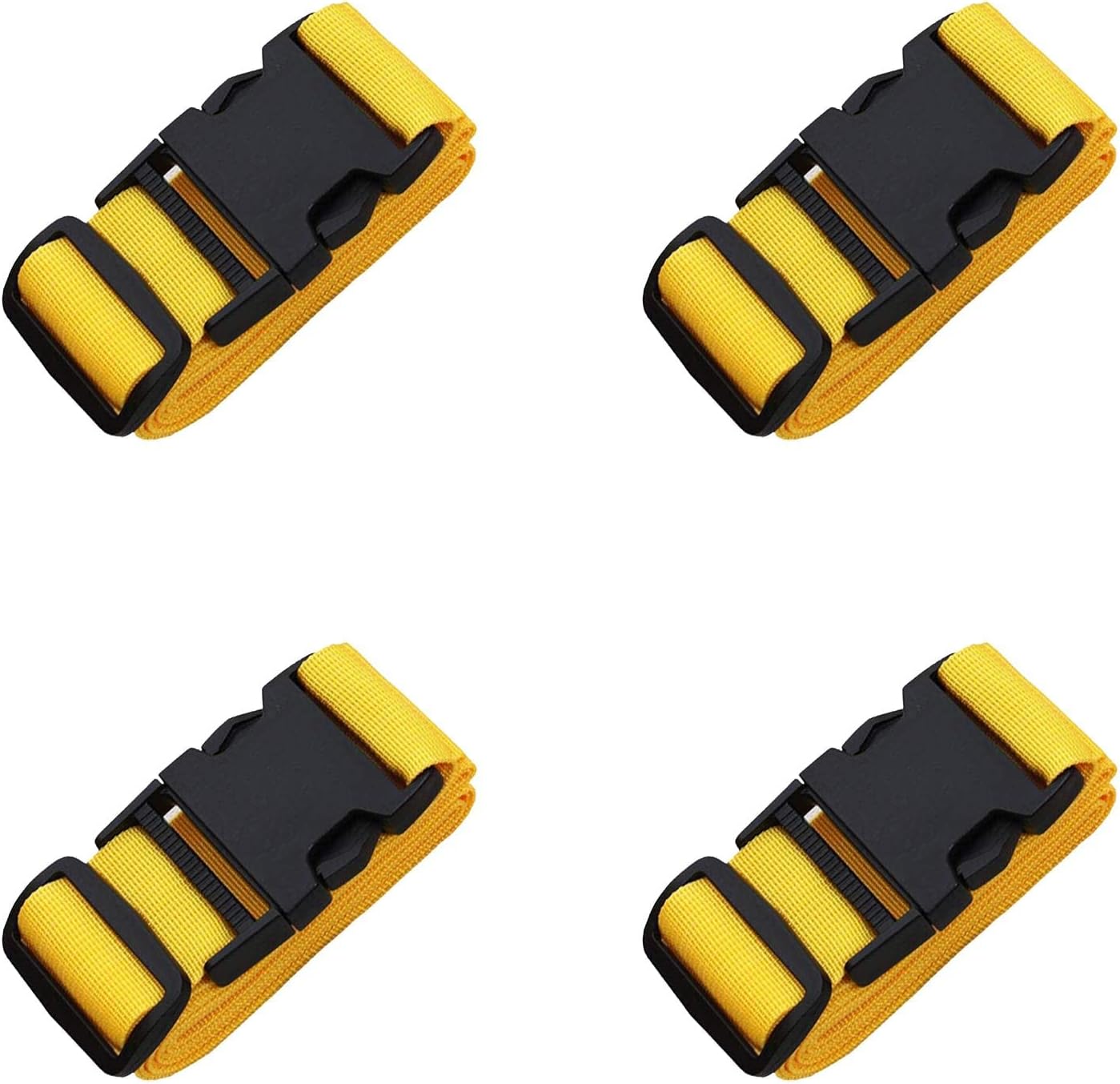 4PCS Luggage Connector Straps Suitcase Belts with Buckle