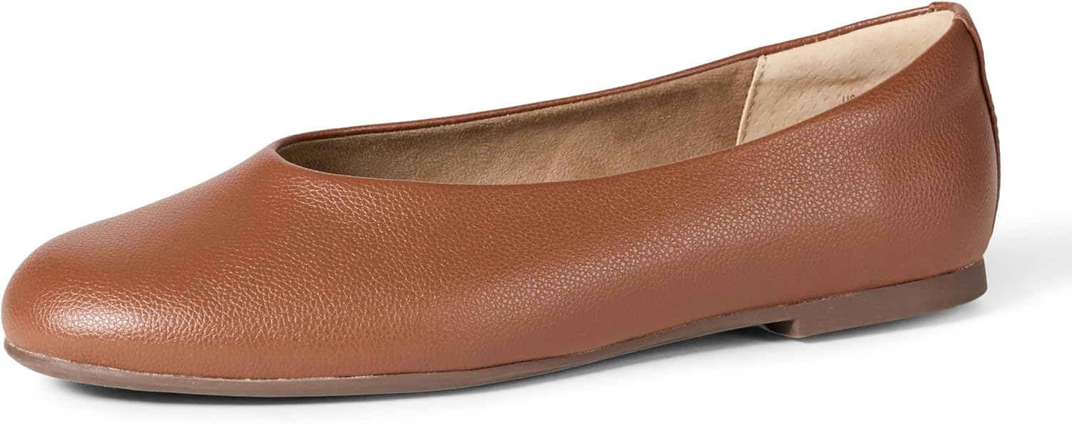 Amazon Essentials Womens Glove Ballet Flats