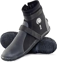 BPS Dive Boots with Anti-Slip Rubber Sole for Water Sports 3mm 5mm 7mm Neoprene Dive Boots Scuba Diving Snorkeling Surfing Rafting Windsurfing