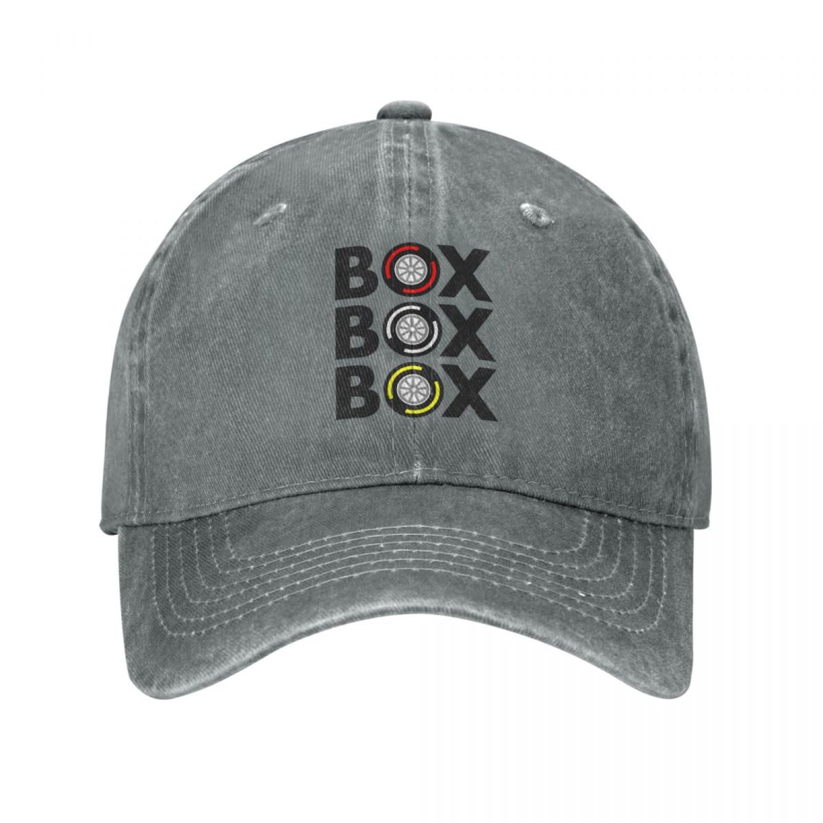 LYLQSSYS Box F1 Tyre Compound Design Baseball Caps Fashion Denim Fabric Hats Adjustable Casquette Sports Baseball Cowboy Hat Gift