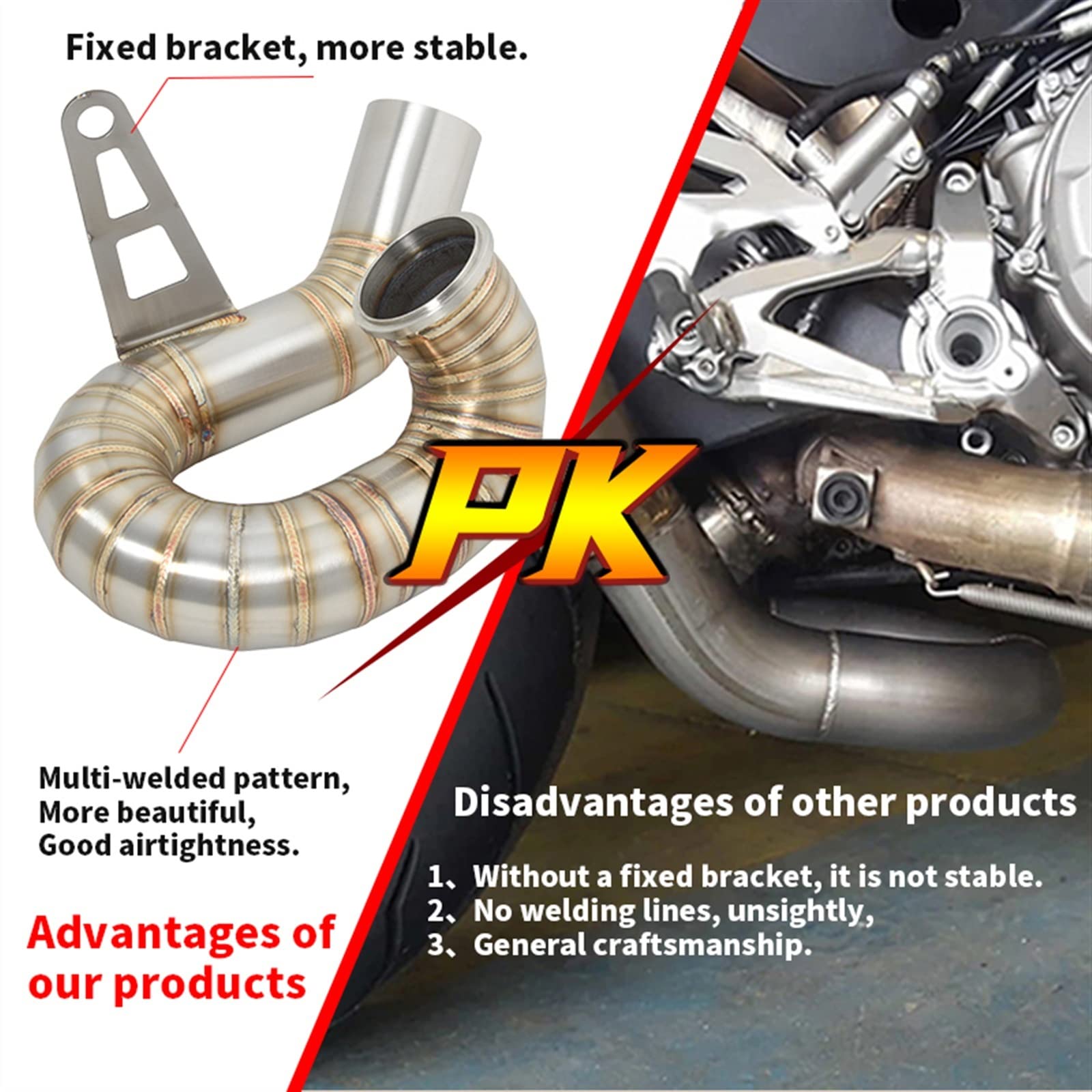Decat Tubo Silenziatore Di Scarico Moto Catalizzatore In Acciaio Inox Elimina Per Ducati Panigale 959 2016 2017 2018 2019