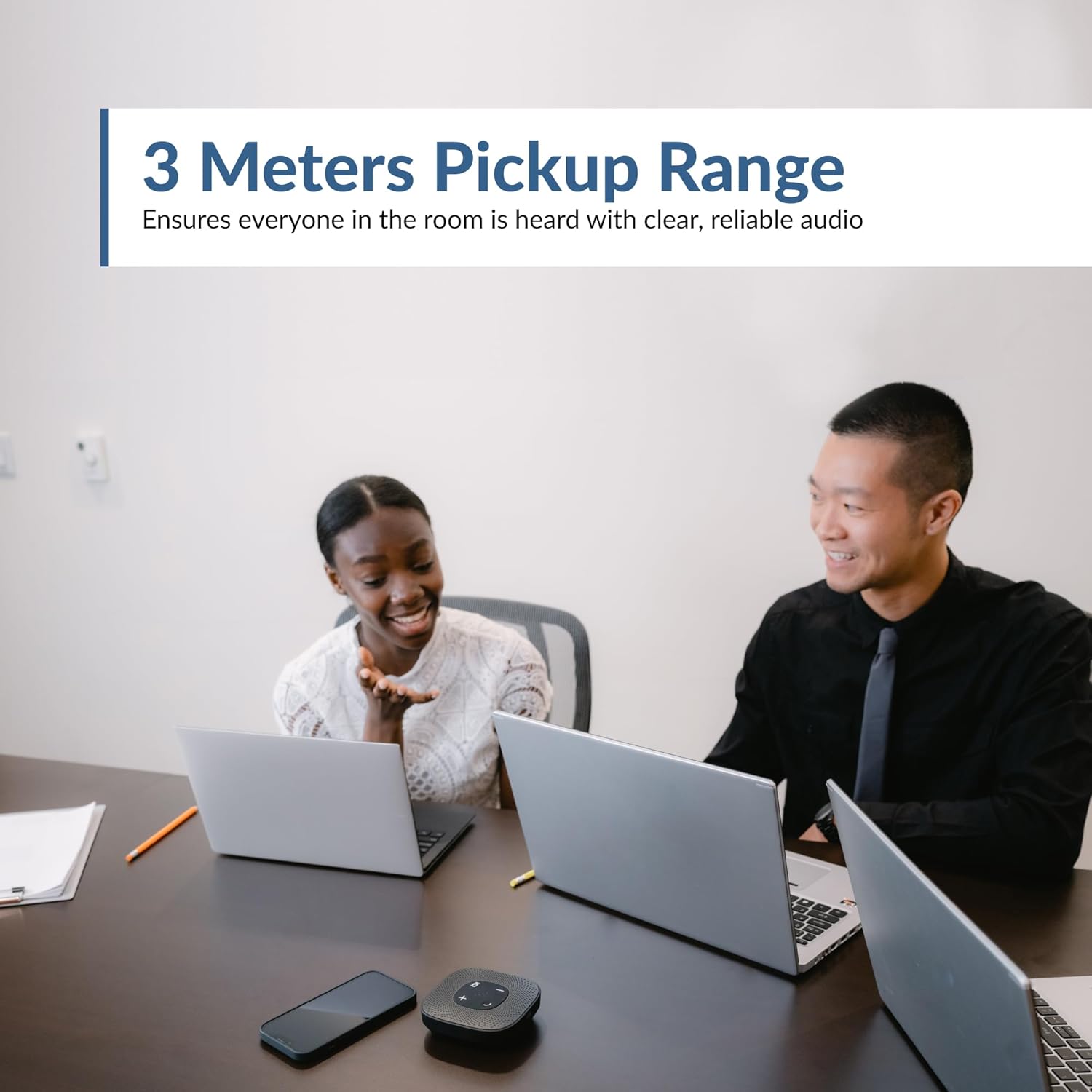 Cyber Acoustics Conference Speakerphone (SP-2000) - USB and Bluetooth, Advanced DSP with 360 Degree Noise Cancelling Microphone with 3m Range, 66 Ft BT Wireless Range 7 71K7UCPJCJL. AC SL1500