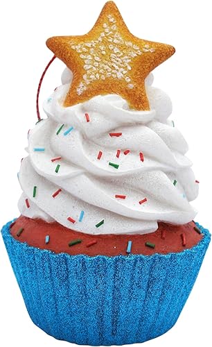 JILLSON & ROBERTS Adorno de árbol de Navidad con diseño de estrella blanca