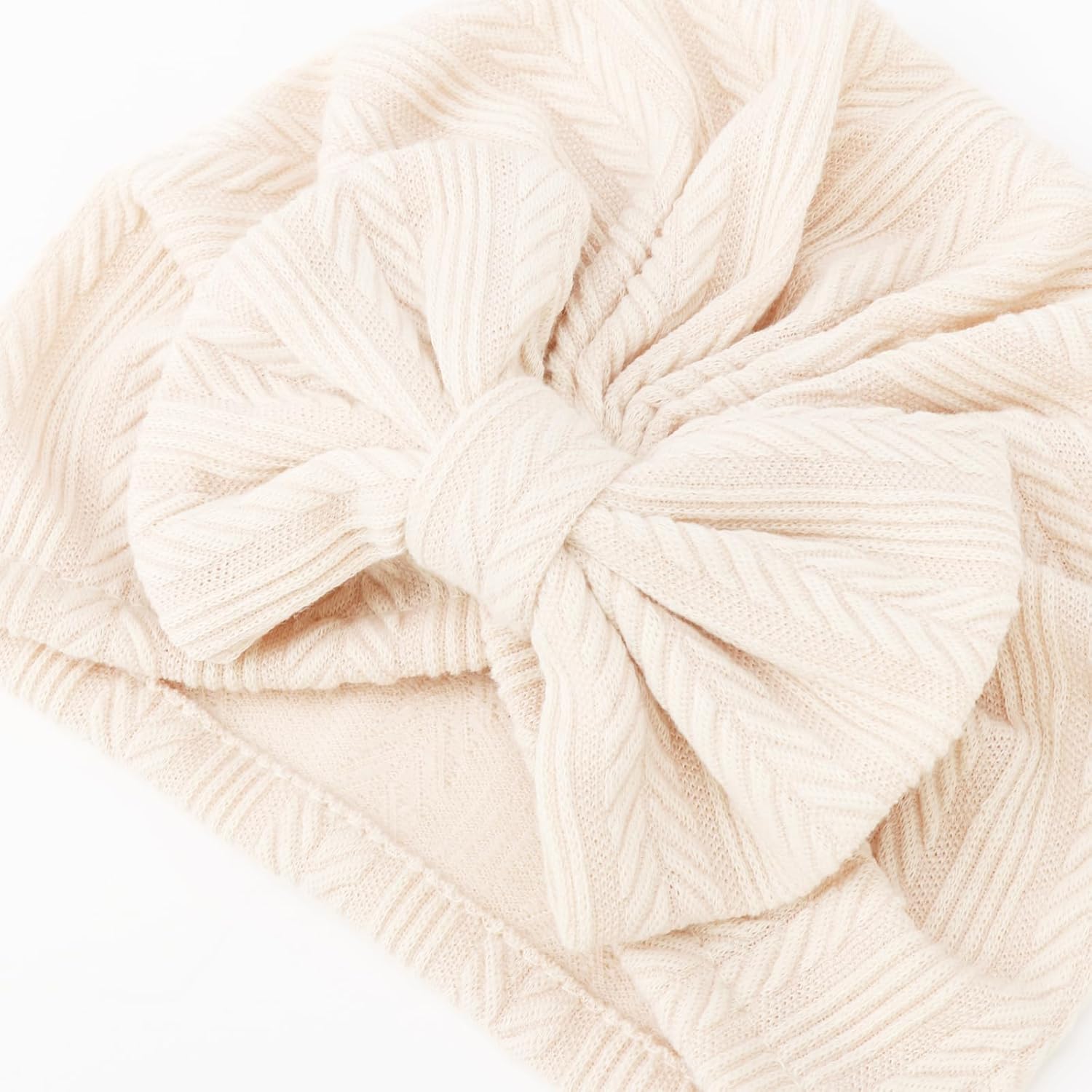Newborn Baby Girl Hats with Bow Toddler Infant Beanie Cap Newborn Hospital Hats for Baby Girl Kid 3-12 Months - Image 3
