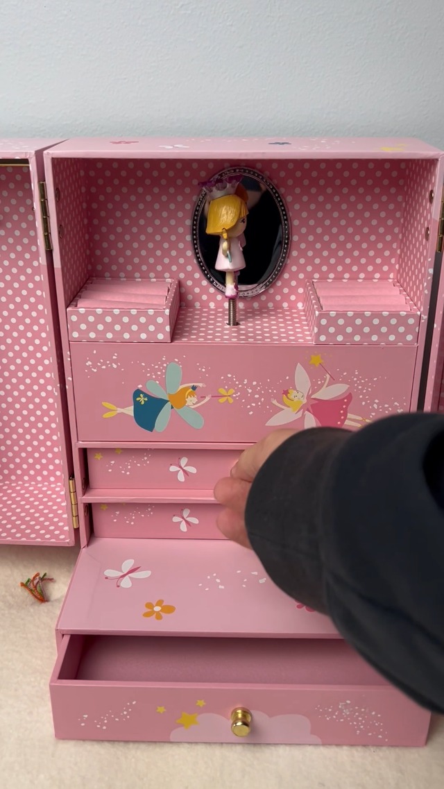 Carillon Portagioie Trousselier Per Bambina | Con Musica Di Mozart | Rosa | Idea Regalo - Foto 3