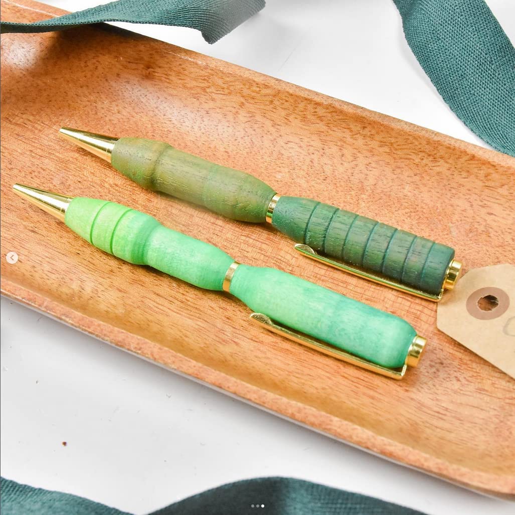 The Cool Tool Penmaker Starterset, Holzkugelschreiberrohlinge 3Stk. zum selber machen, für UNIMAT, PLAYmake 4in1