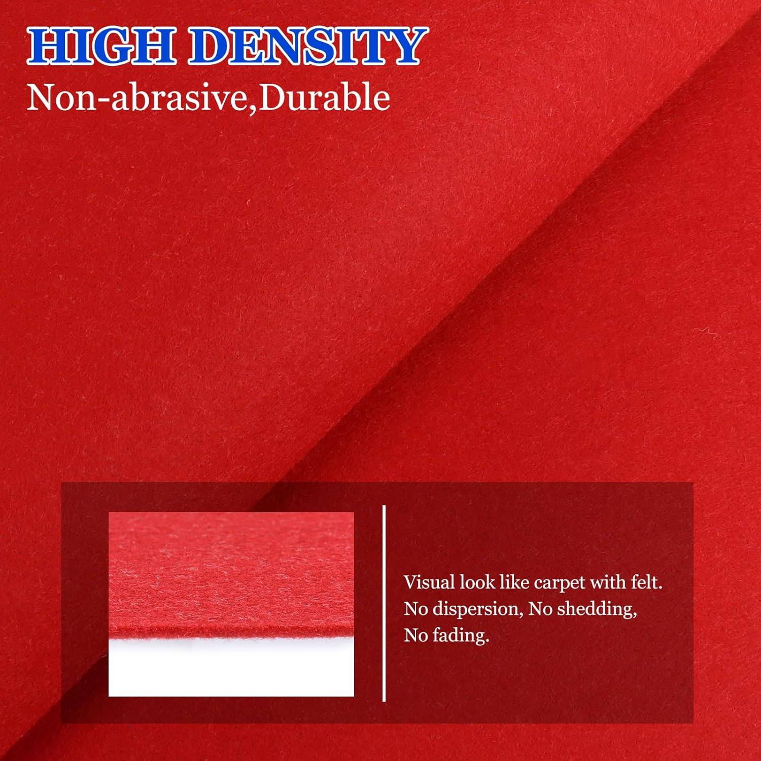 45" Lx78 W Red Speaker Box Carpet Fabric, Dustproof and Durable Car Carpet for Old Speker,Sub Box,Auto,Boat,Home Cabinet,Cover (Red, 45inchx78inch)