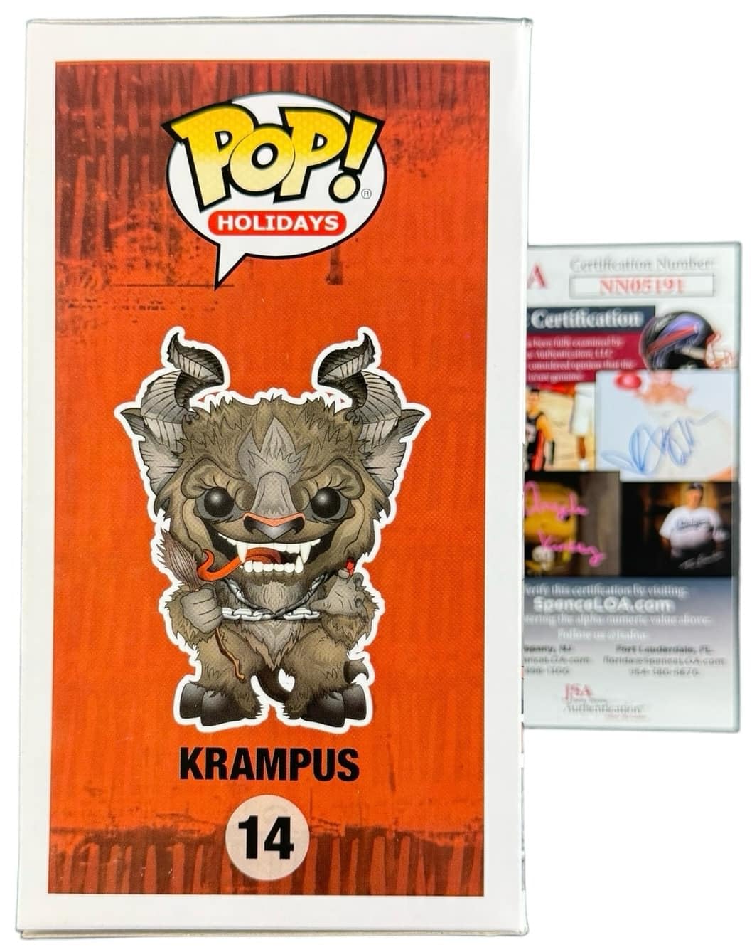 Amazon.com: Luke Hawker signed Funko Pop Figure Krampus FYE Exclusive  Autograph JSA Authentication : Collectibles \u0026 Fine Art