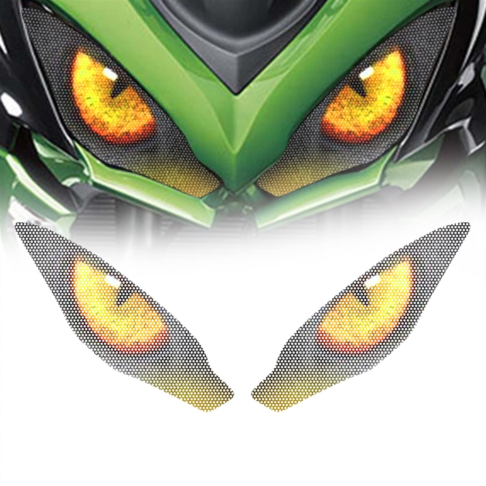 WARFEL Accessories Headlight Decal Sticker Light Transmission Accessories Head Light Protection Motorcycle Z1000SX Z1000 SX For K&awasaki Z 1000 SX
