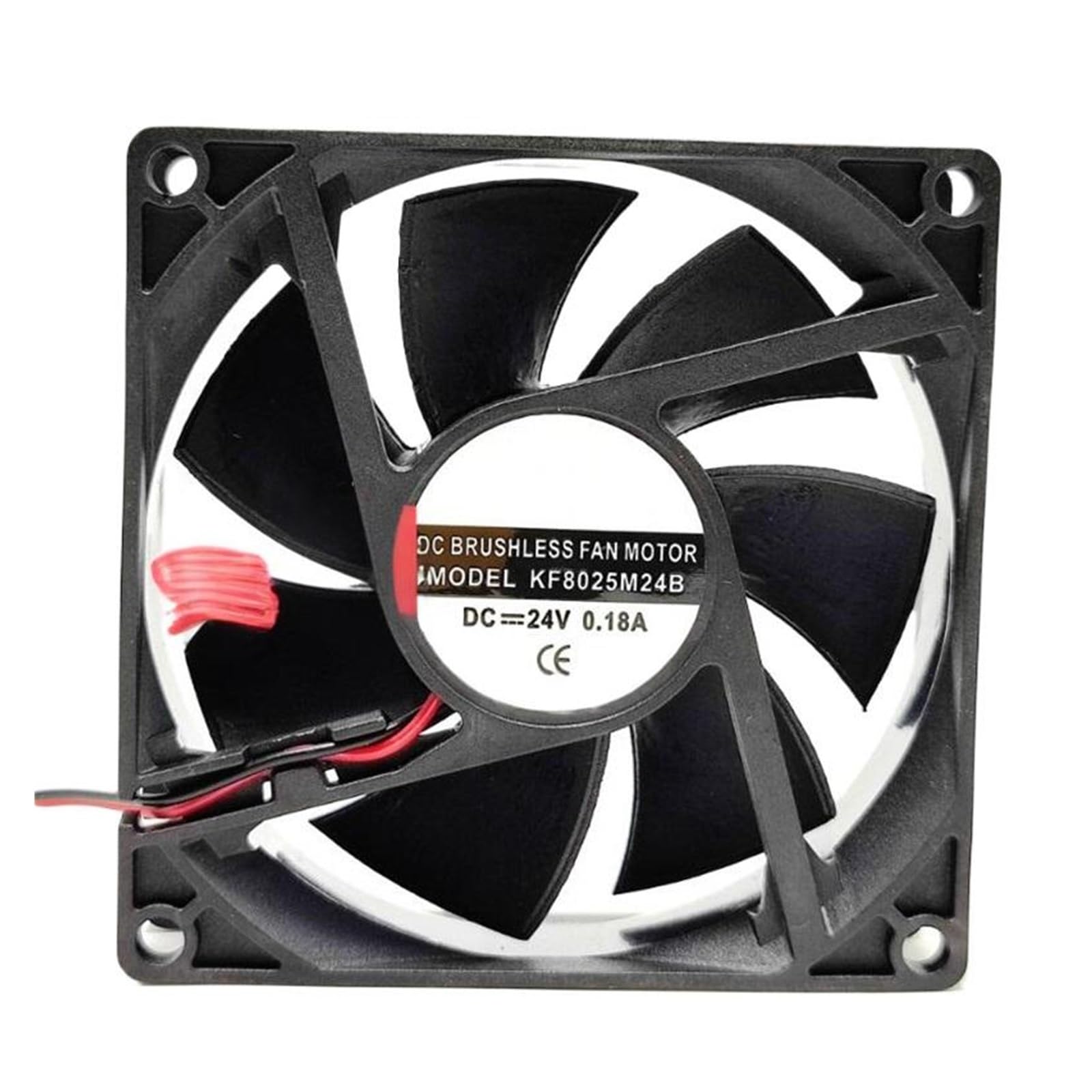 GJEXXPTST KF8025M24B 24V 0.18A 8CM 8025 Two-Wire Inverter Cooling Fan
