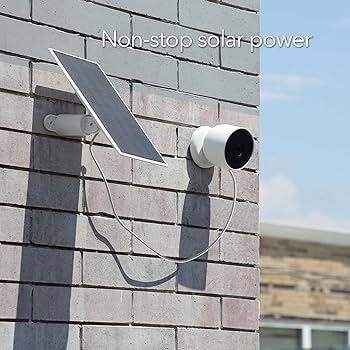 Wasserstein ソーラーパネル(Google Nest Cam 用 2個 Amazon.com: Wasserstein Premium Solar Panel, Solar Panel