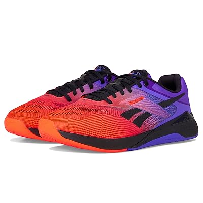 Reebok Nano X5 Athletic Shoes Footwear White/Flash Orange/Royal Purple