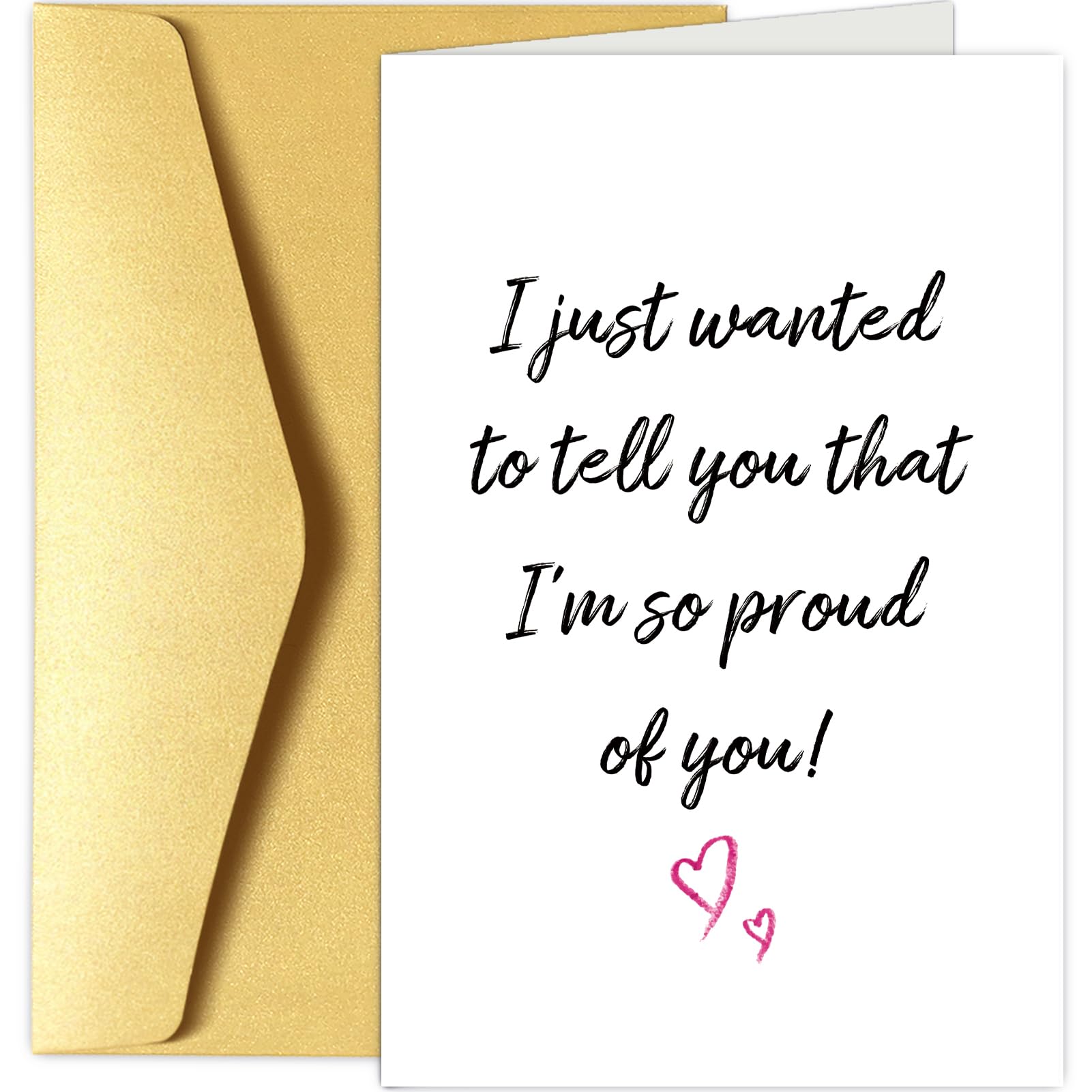 Chenive Proud of You Card for Him Her, Funny Graduation Card, Well Done Cards for Boy Girl, Congratulations Promotion Gifts, New Beginning