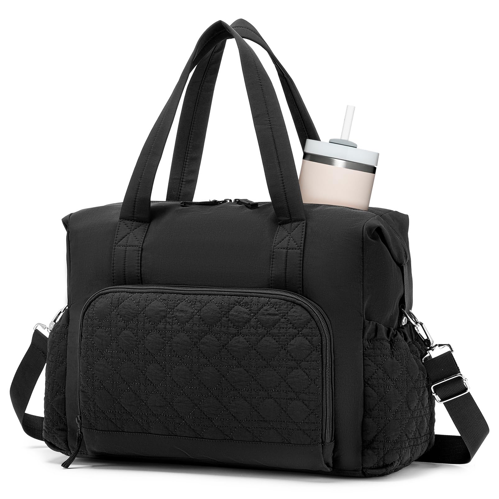 Diaper Bag Tote, Hospital Bag for Labor Delivery,Baby Diaper Bag Large Travel Diaper Tote Caddy for Mom Bag