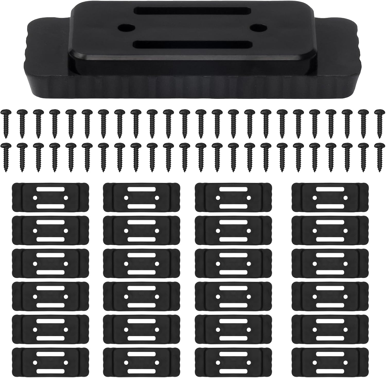 24-Pack Mounting Feet For Milwaukee Packout,Milwaukee Packout Accessories,Feet Mounting System(Black*24)