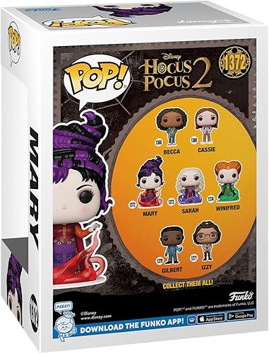 Miniatura 4 de Funko Pop! Disney Disney Hocus Pocus 2- Mary Sanderson - Figura de vinilo coleccionable - Idea de regalo - Productos oficiales - para niños y